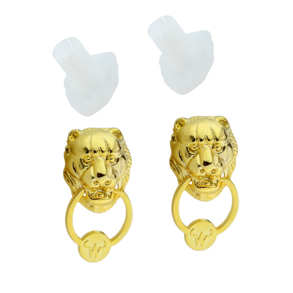 Elegant Gold Lion Mini Cabinet Pull 32x17mm Kitchen Handle Furniture Knob Ring