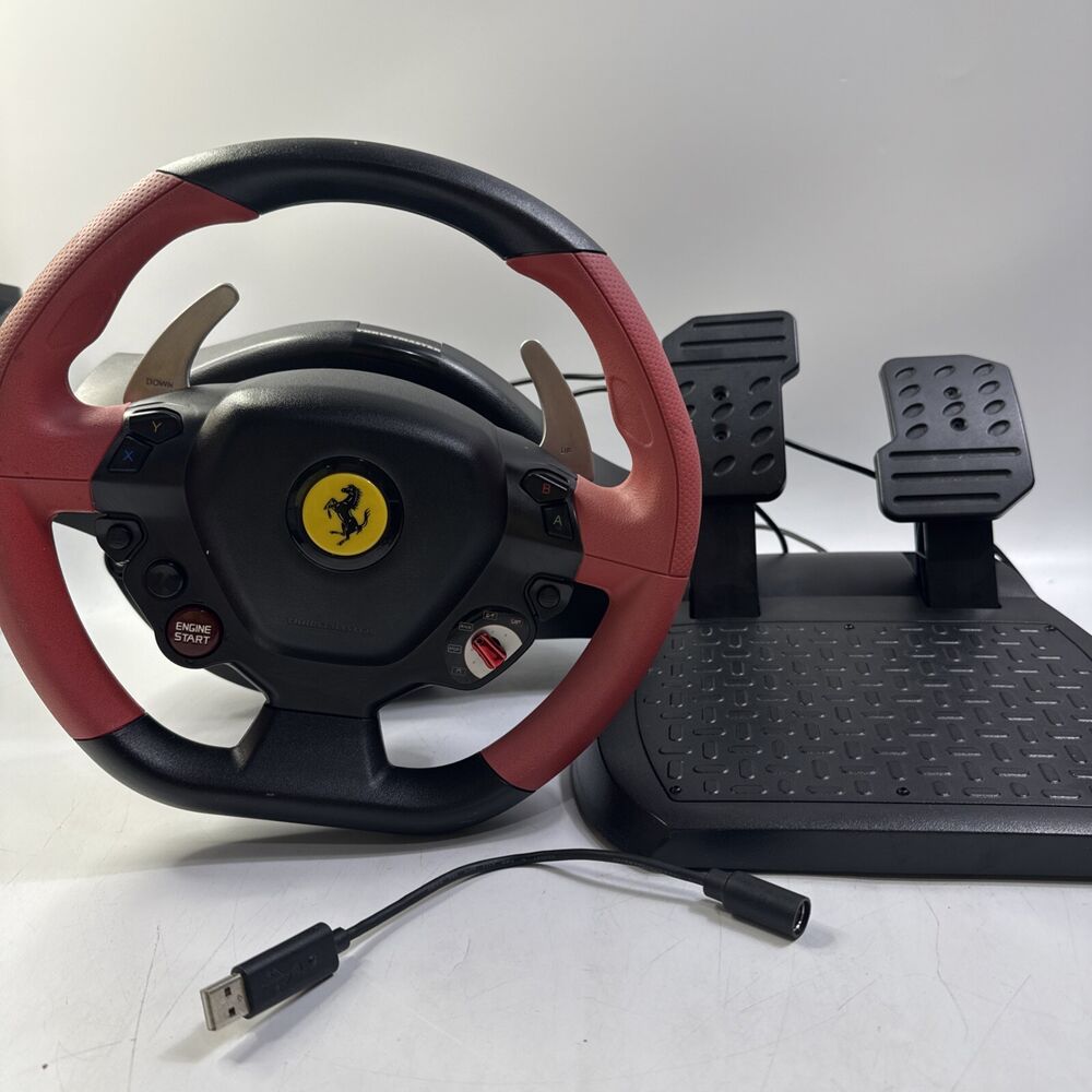 Thrustmaster 4460105 Ferrari 458 Spider Racing Steering Wheel for Xbox One