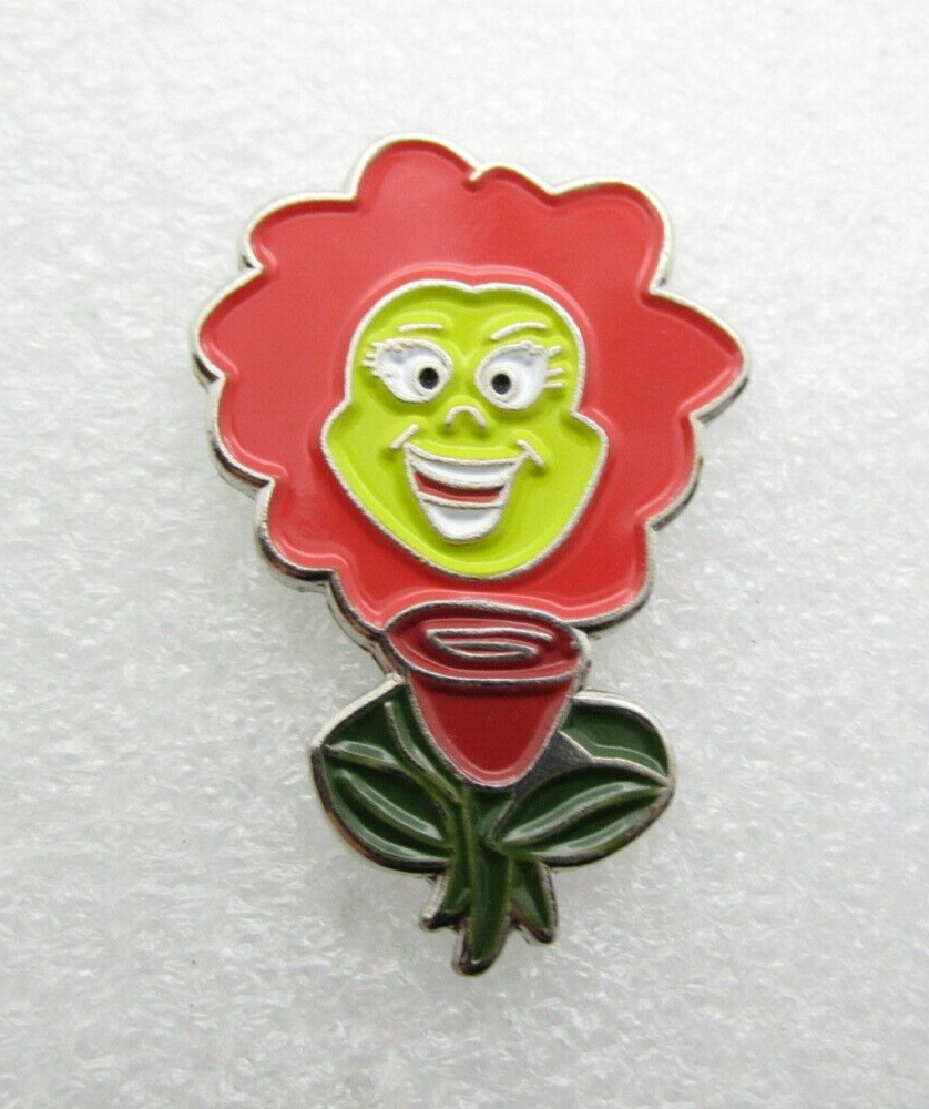 Crazy Happy Flower Lapel Pin (B544)