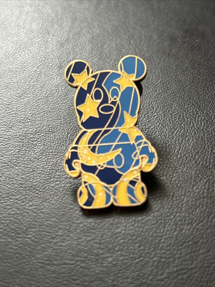 Disney Vinylmation Sorcerer Mickey Hat with Stars Moon Pin Yensid