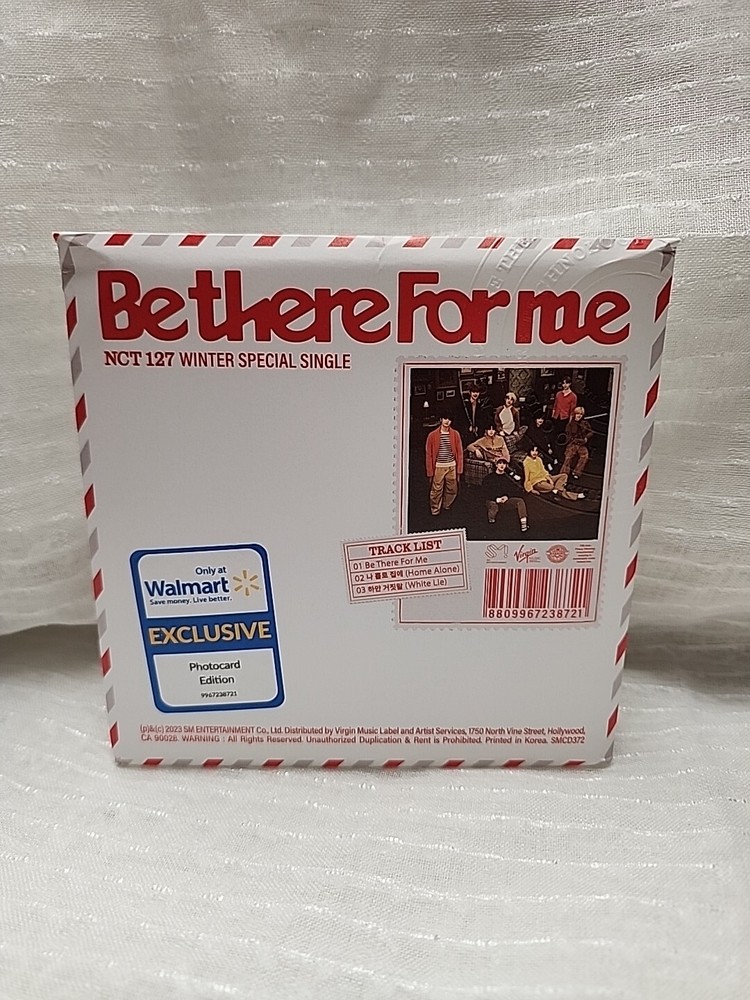 NCT 127: Be There For Me CD Single Walmart Exclusive Photocard Edition Set