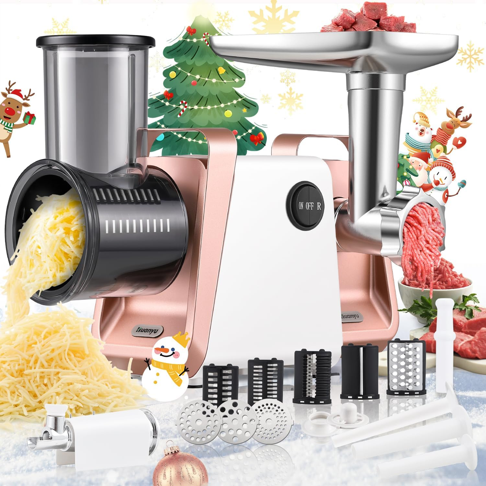 Electric Cheese Grater All in One Meat Grinder Portable Multi-Functional Vegetab