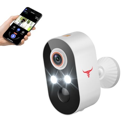 1080P Outdoor Security Camera Wireless with 2-Way Talk, Battery Powered, 1 pack