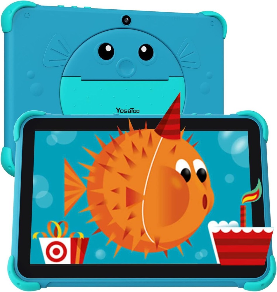 Kids Tablet 10 inch for 2GB 32GB Toddler with 10.1, A-BLUE