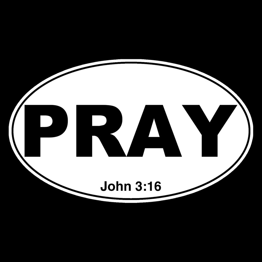 Customer Prayer | Stickers | Circle Stickers | Bible | Vinyl Decal | Laptop-image