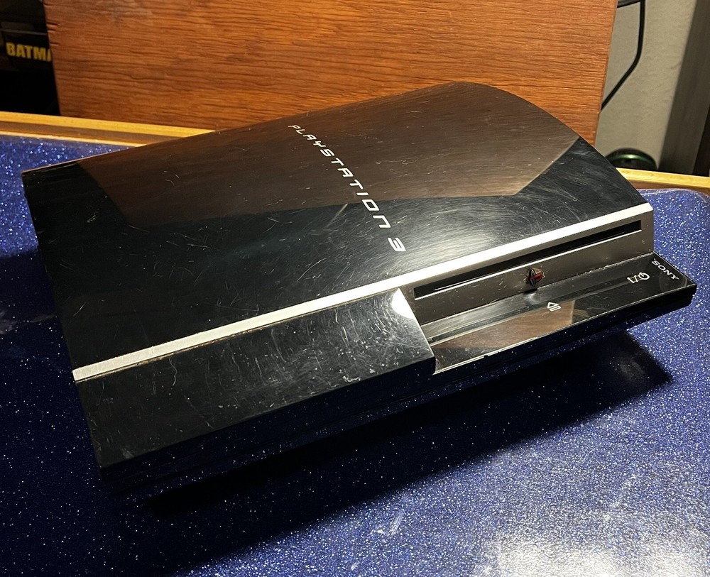 Sony PlayStation 3 80GB Black Console for Parts or Repairs Only