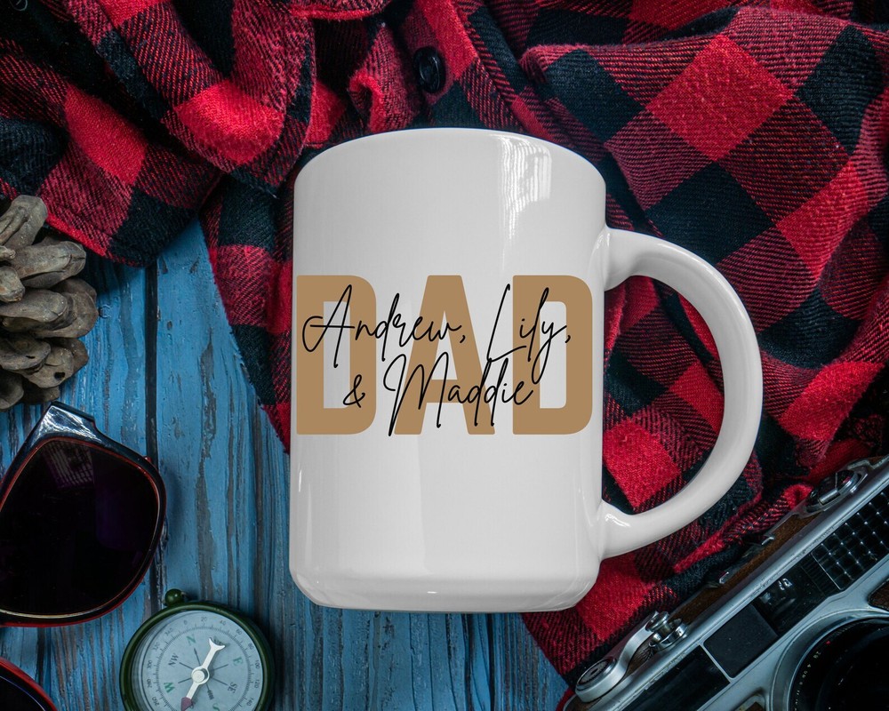 Personalized Dad Mug Gift For Father Pregnancy Announcement Baby Shower Gift Dad