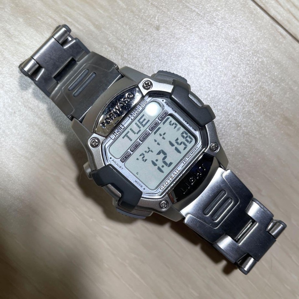 Casio Geotrail ID Memory Digital Watch with GPS Tracking