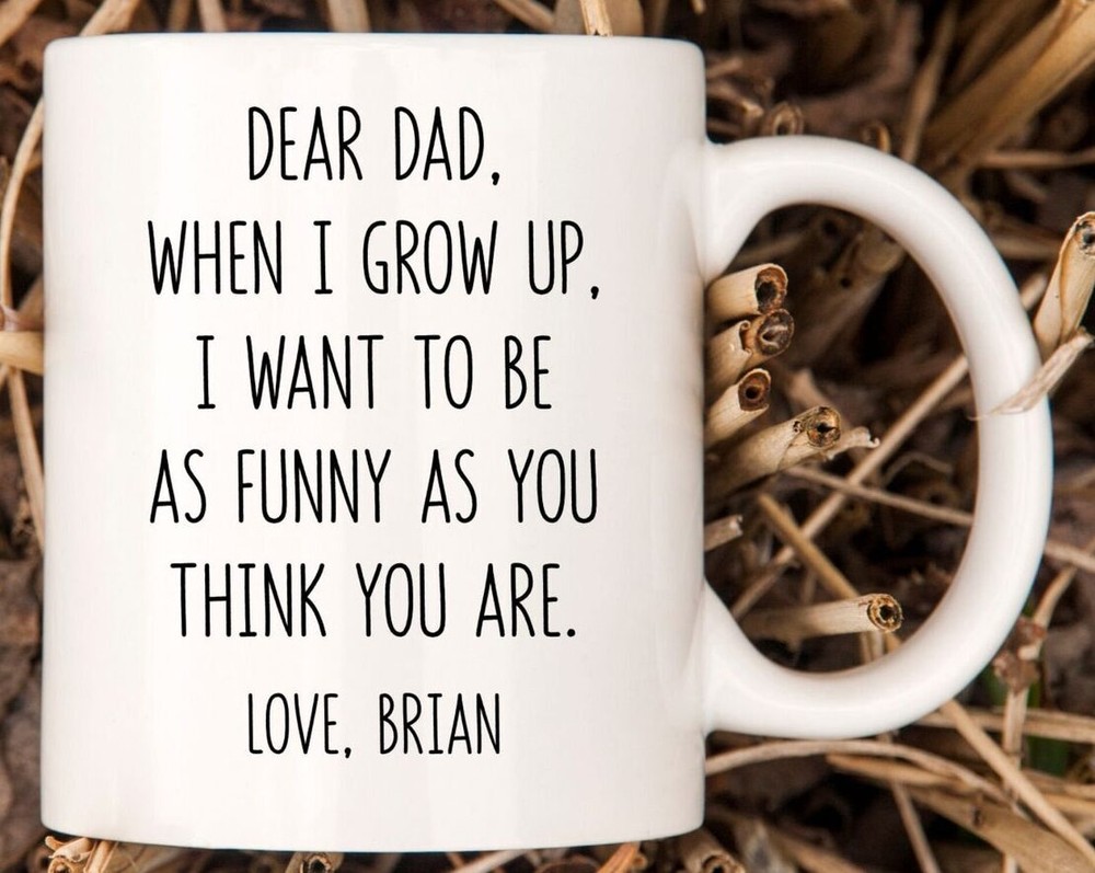 Funny Dad Mug Fathers Day Gift From Son Personalized Gift For Dad Custom Name