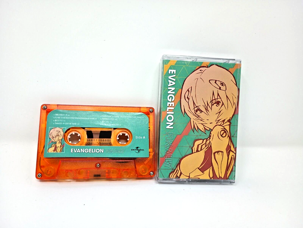 Neon Genesis Evangelion Finally Cassette Tape (Anime) Brand New, Factory Sealed