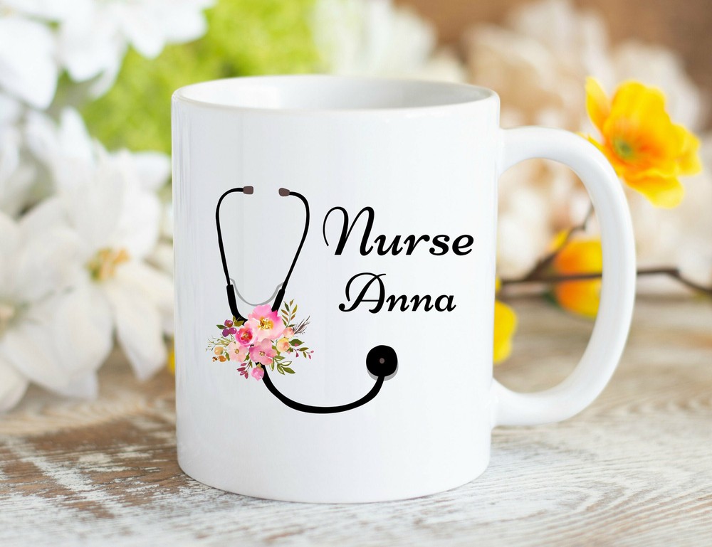 Personalized Nurse Coffee Mug Nurse Graduation Gift Custom Nurse Mug Nurse