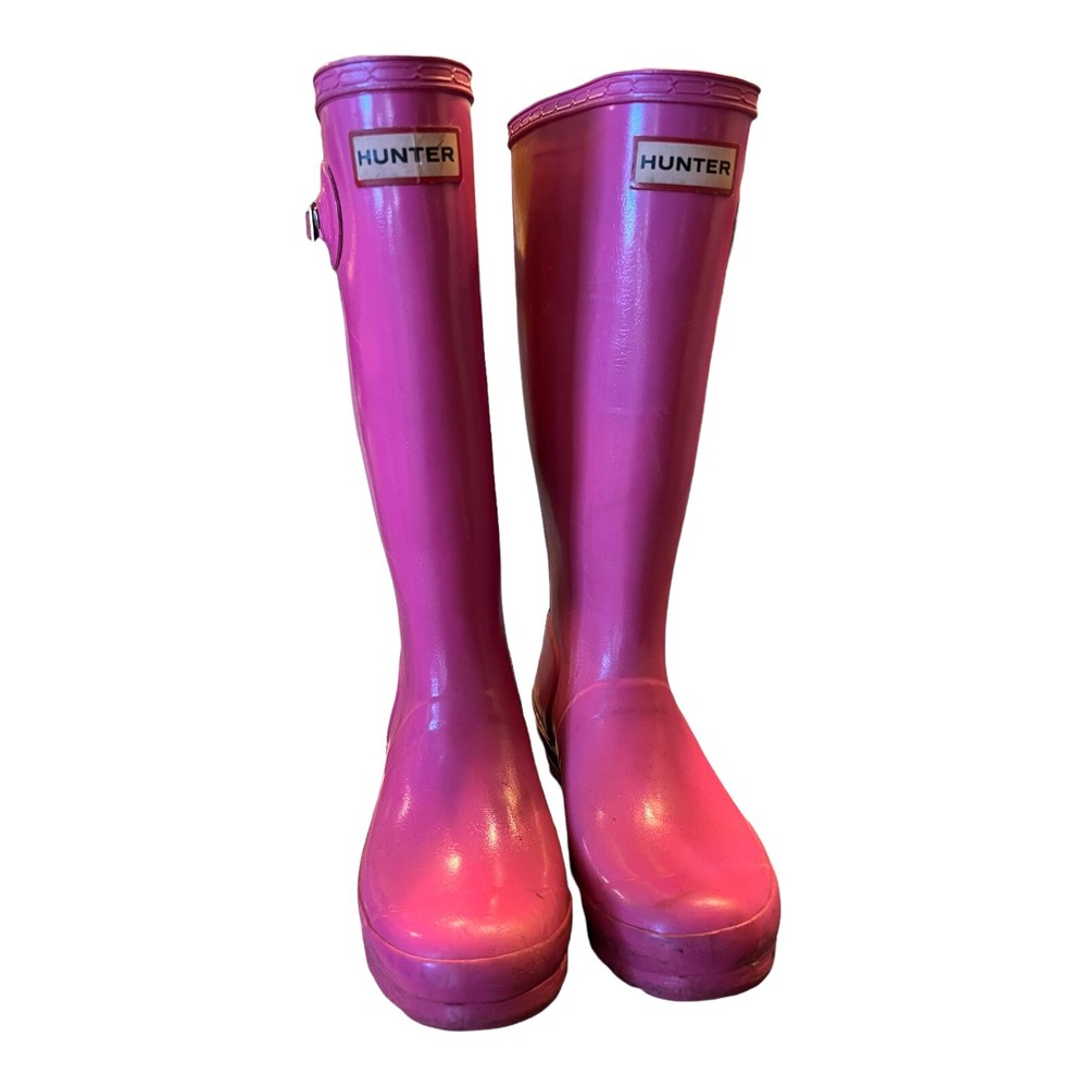 Hunter Original Tall Pink Rain Boots Women’s Sz US 4