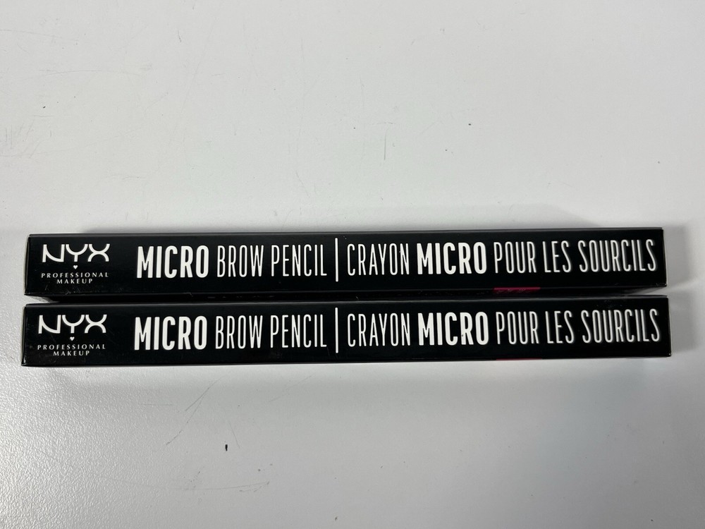 2 NYX Micro Brow Pencil Define, Shape, & Fill Eyebrow Pencil MBP7.5 Grey