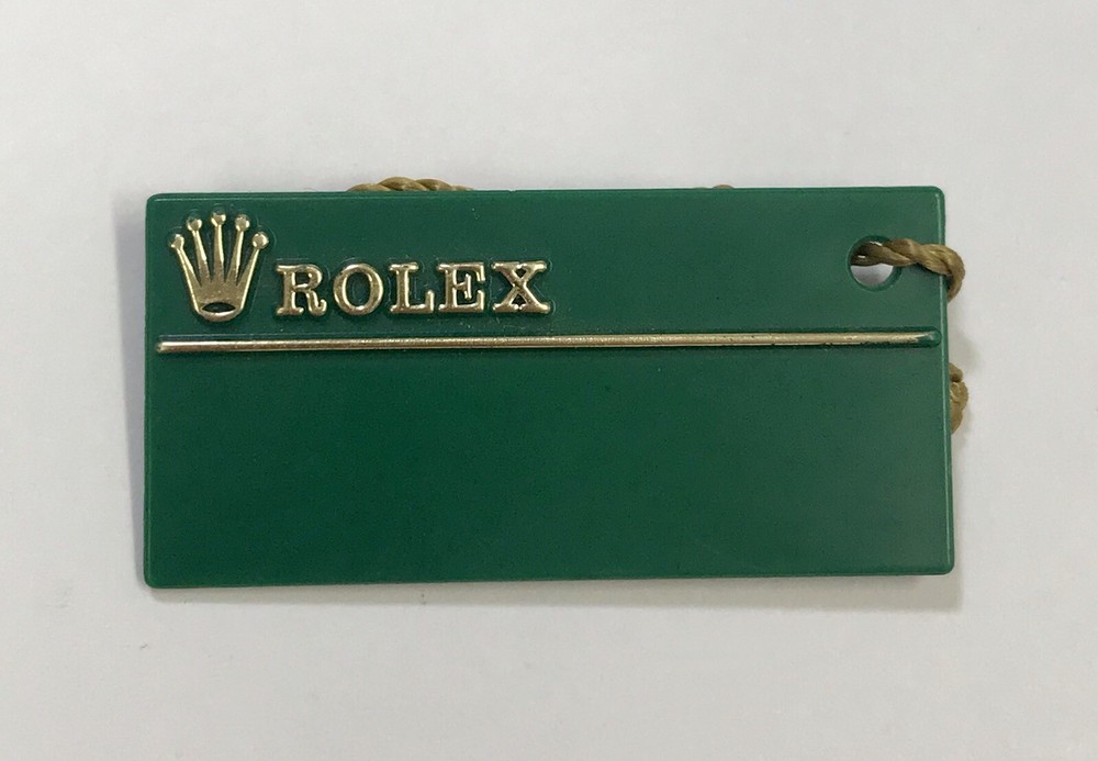 Rolex Green Tag Hangtag for Daytona Zenith GMT Day Date Datejust Submariner Explorer Watches