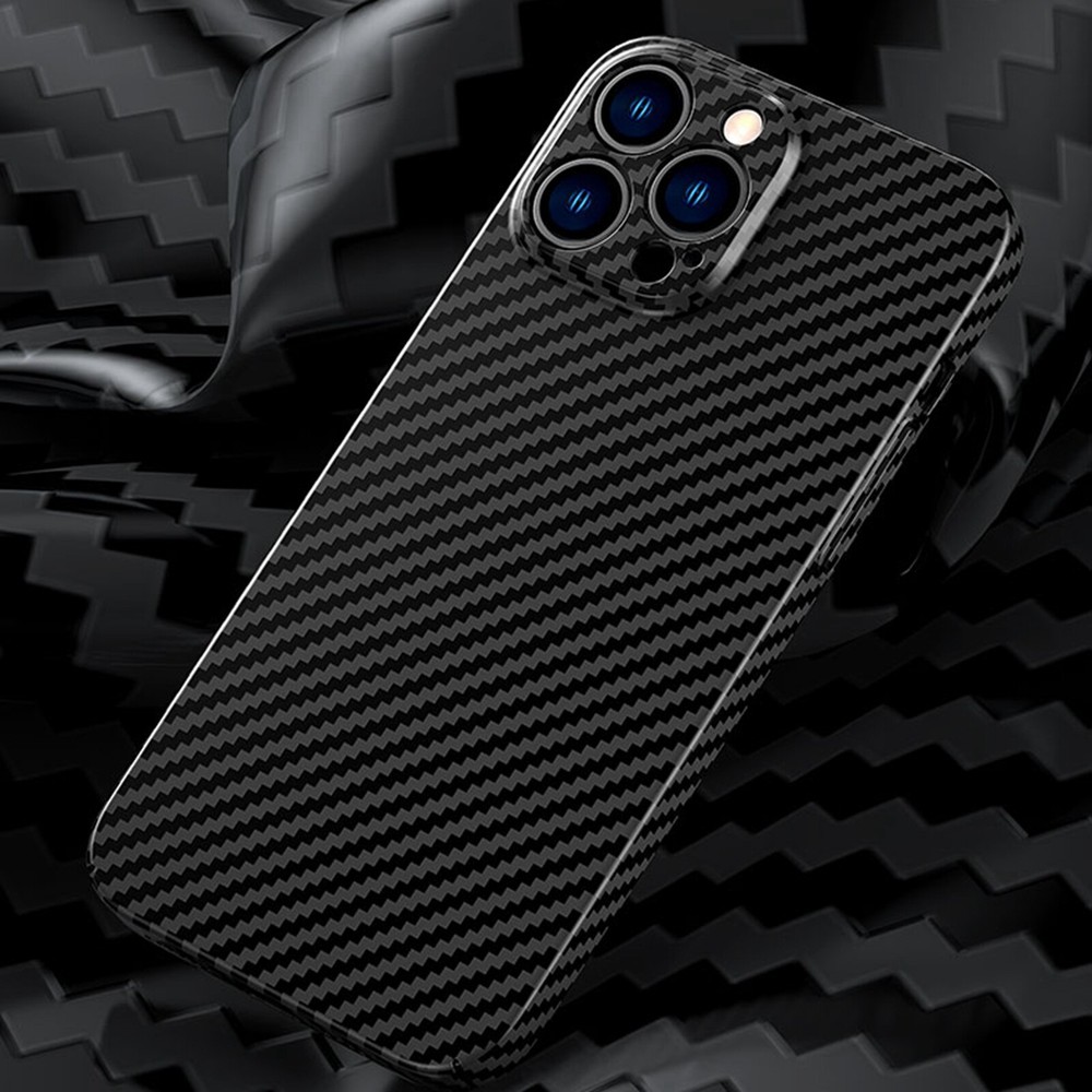 For iPhone 16 15 Pro Max 14 13 12 Mag Safe Case Shockproof Carbon Fiber Texture