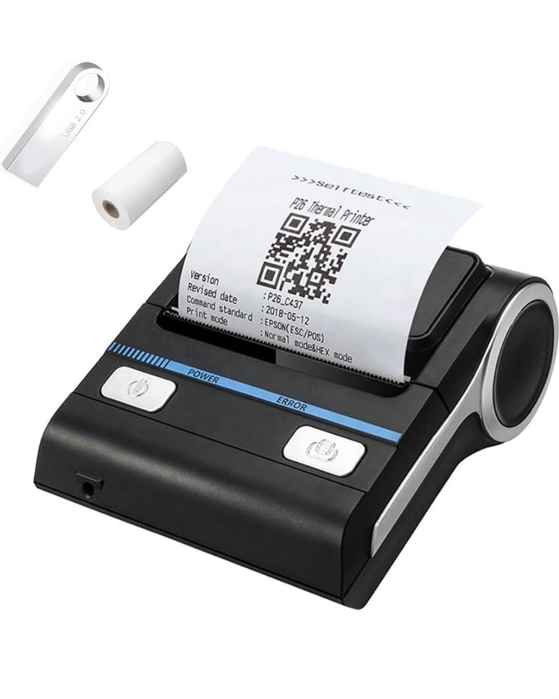80mm Bluetooth thermal receipt printer not compatible with iPhone iPad Mac