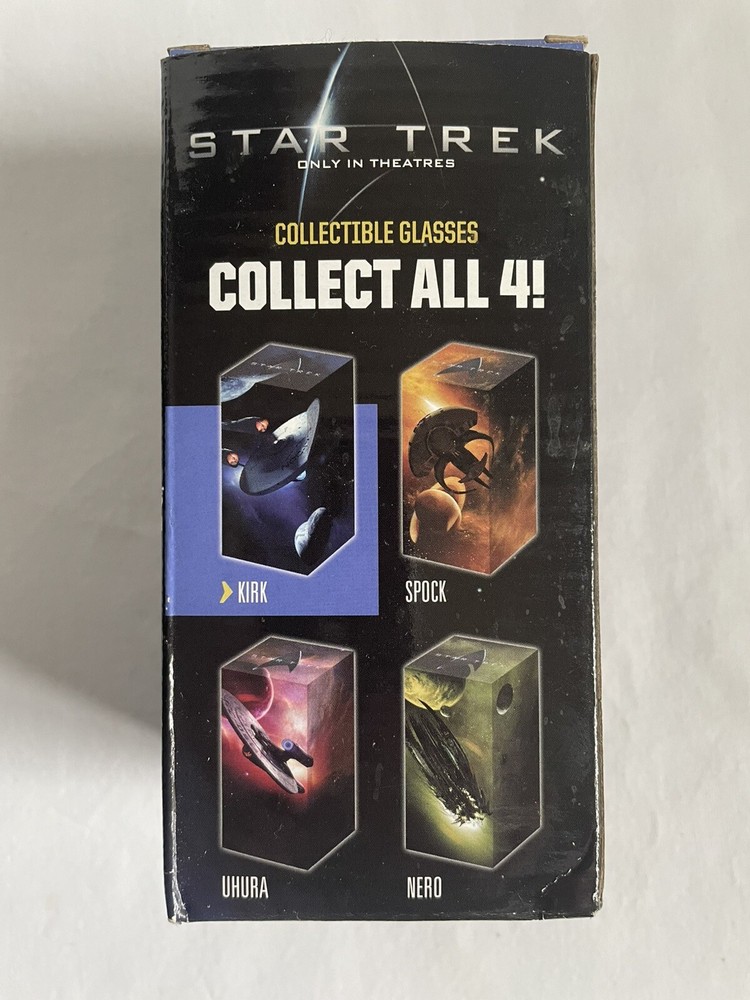 Burger King Star Trek Kirk Collectible Glass 2008
