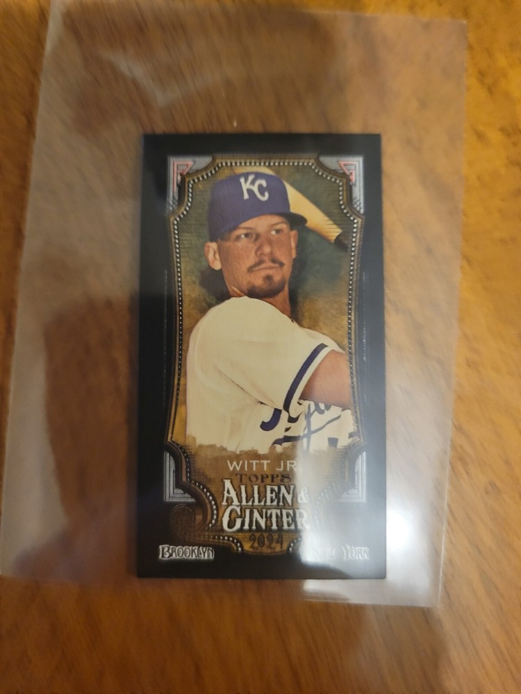 2024 BOBBY WITT JR TOPPS ALLEN & GINTER #100 MINI BLACK BORDER!!