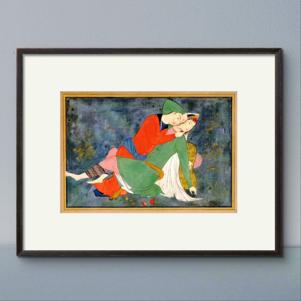 Art Print Persian Miniature Painting Small Size Wall Decor Unframed Print Poster