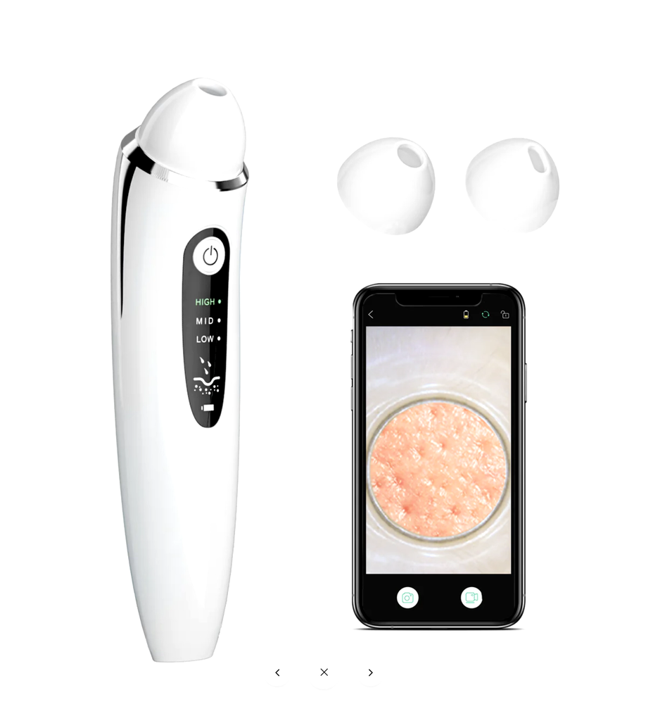 Visual Blackhead Remover, Face&Skin Cleaner Pore Acne Vacuum WiFi APP connection-image