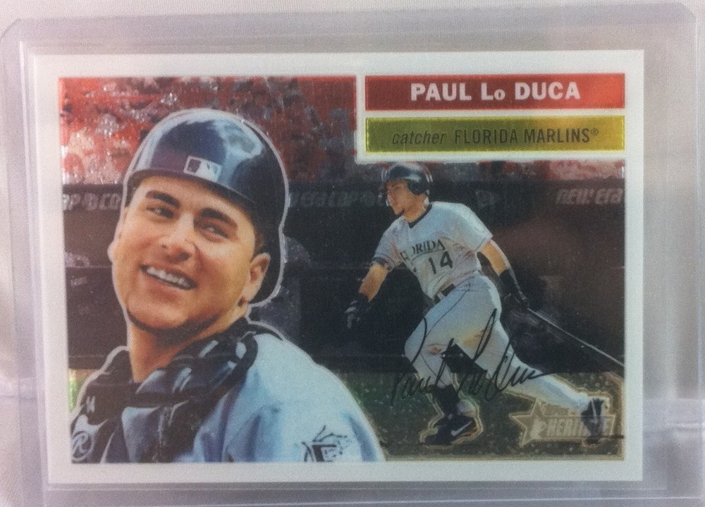 2005 Topps Heritage Chrome THC63 Paul LoDuca Marlins 1062/1956