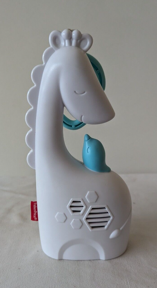 Fisher Price Soothe & Go Giraffe Sound Machine Portable Music Works