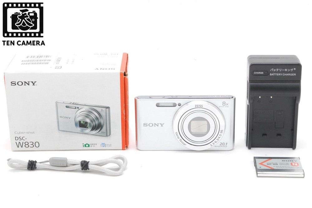 Sony Cyber-Shot DSC-W830 Silver 20.1MP Digital Camera Japan Import with Original Box