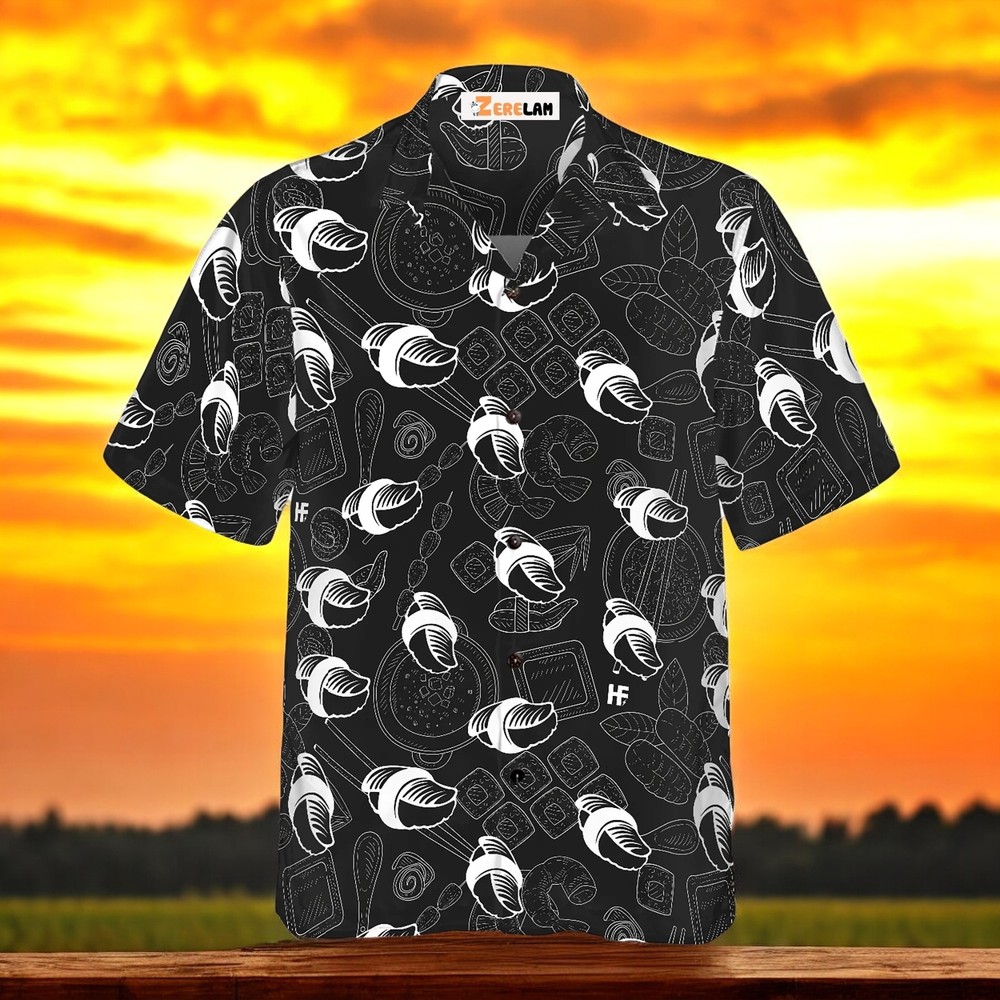 Japanese Sushi Food Hawaiian Shir