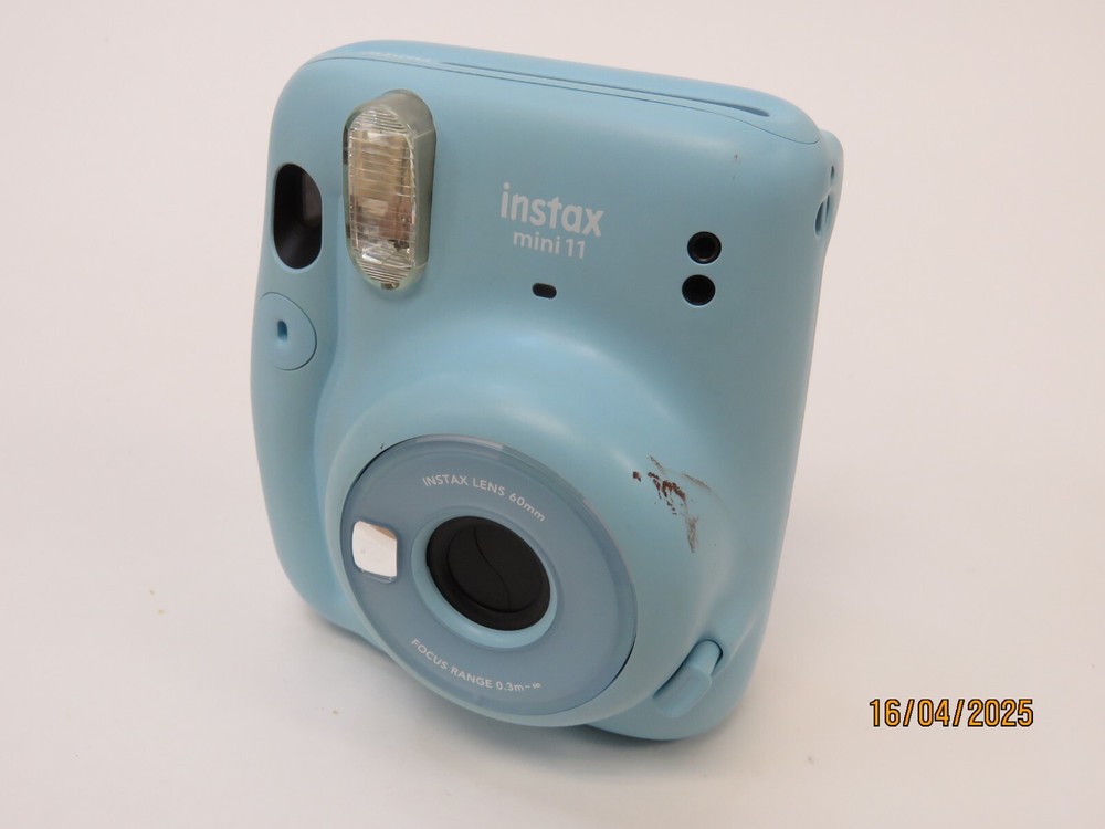 Fujifilm Instax Mini 11 Sky Blue Instant Camera No Film Included Model F4  
