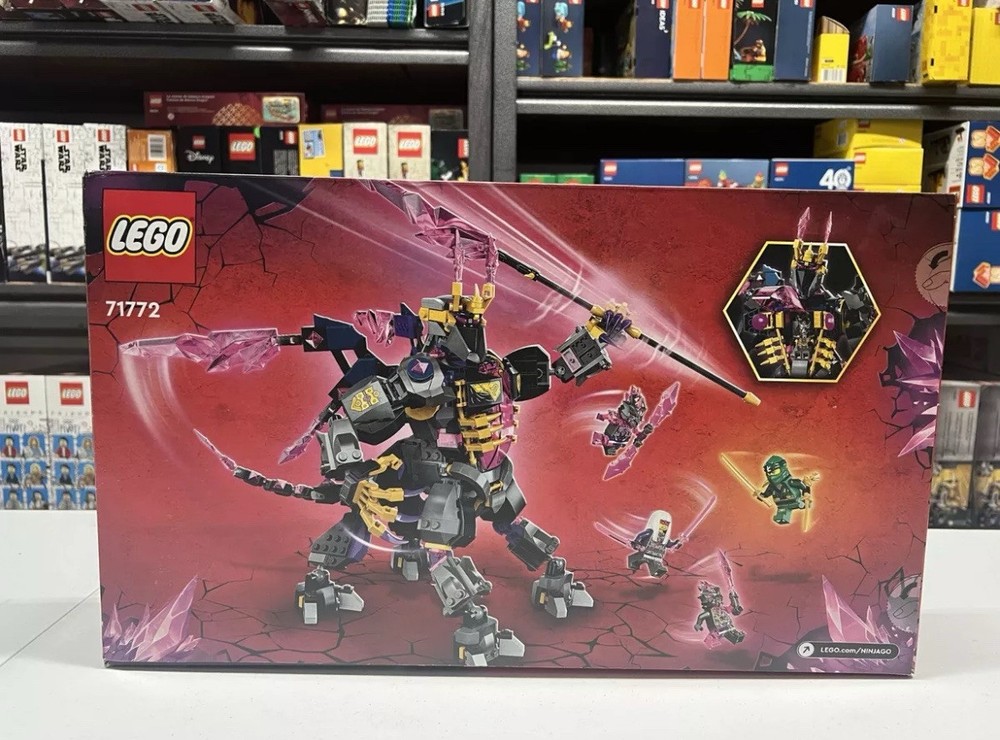 Lego Ninjago 71772 The Crystal King Building Kit with 722 Pieces and 5 Minifigures Including Harumi
