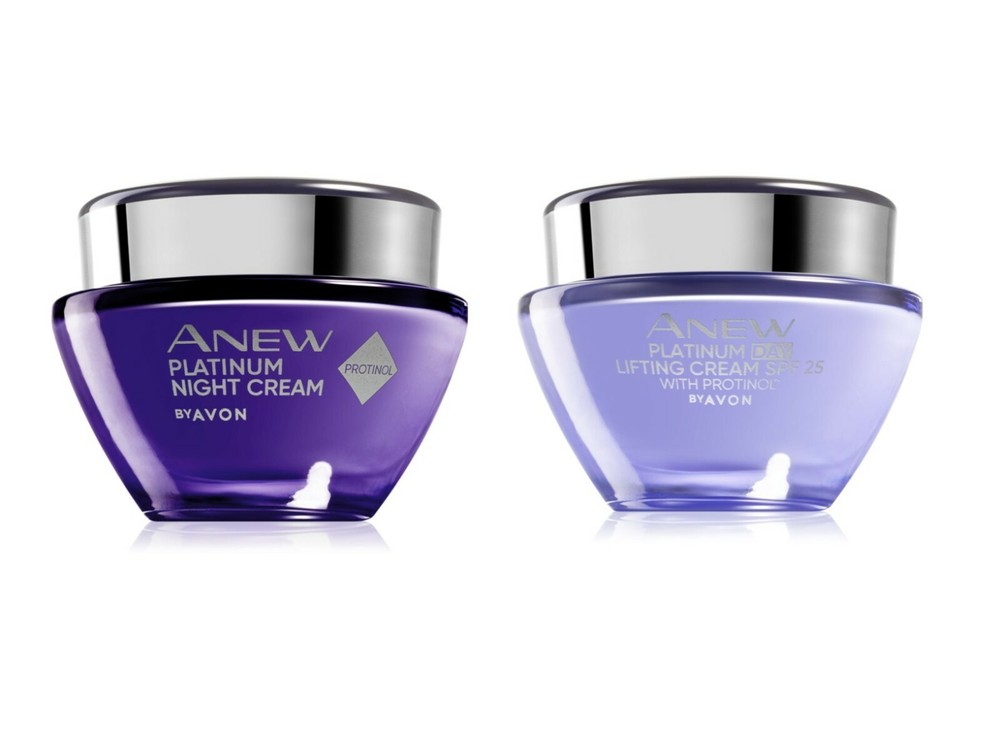 Avon Cream Anew Platinum Wrinkles Anti Aging Protinom SPF 25 Hydrating Revives