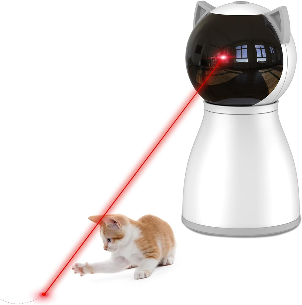 4th Gen Laser Cat Toy with Random Motion for Indoor Cats