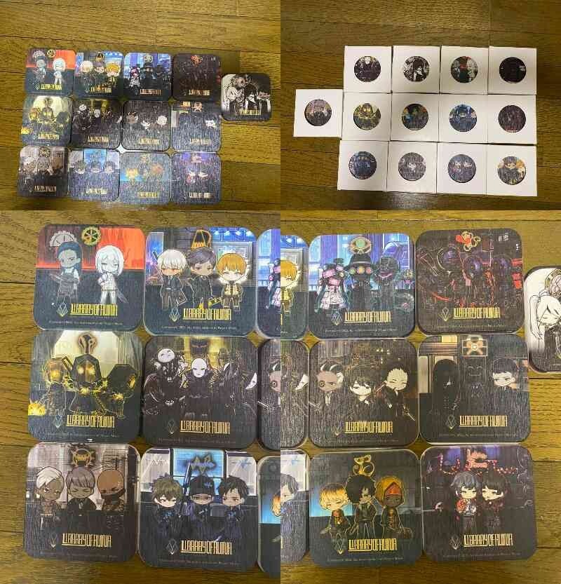 【UNUSED】Library Of Ruina coaster Set solid ceramic from Japan