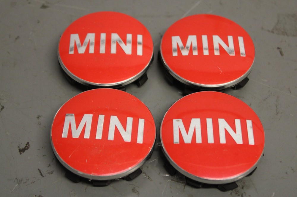 RED Mini Cooper F56 F54 Wheel Center Hubcap Cover Emblem Replacement for F56 F54 Models USED Condition