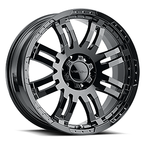 Vision Off-Road 375 Warrior 17X8.5 6X135 25mm Gloss Black