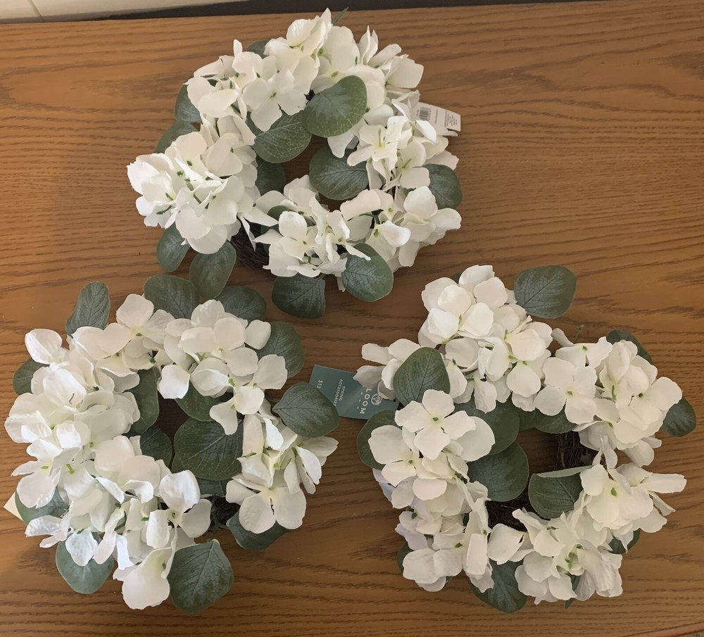 Bloom Room Mini Spring Floral Wreath for Home Decor