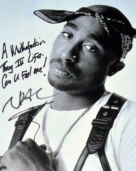 REPRINT - TUPAC SHAKUR 2PAC Rap Signed 8 x 10 Glossy Photo Poster RP