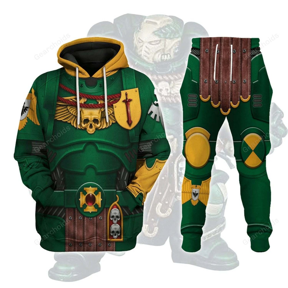 Dark Angels Captain Custom Cosplay Hoodie and Sweatpants Set-image