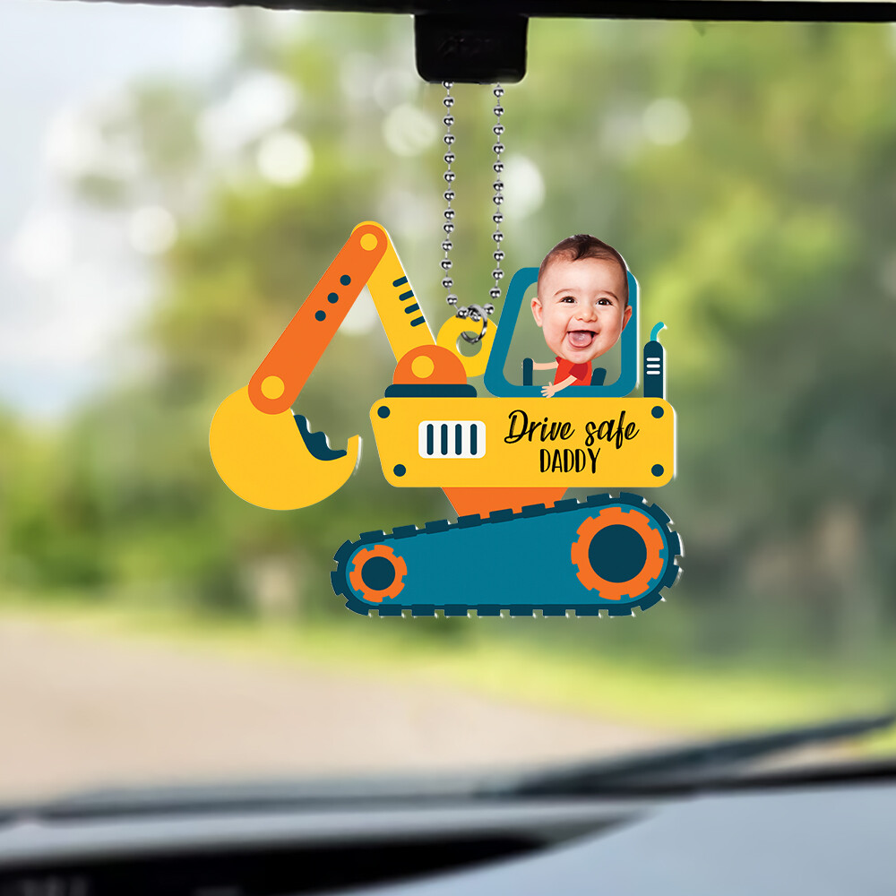 Personalized Baby Car Ornament - Drive Safe Daddy Mommy Gift
