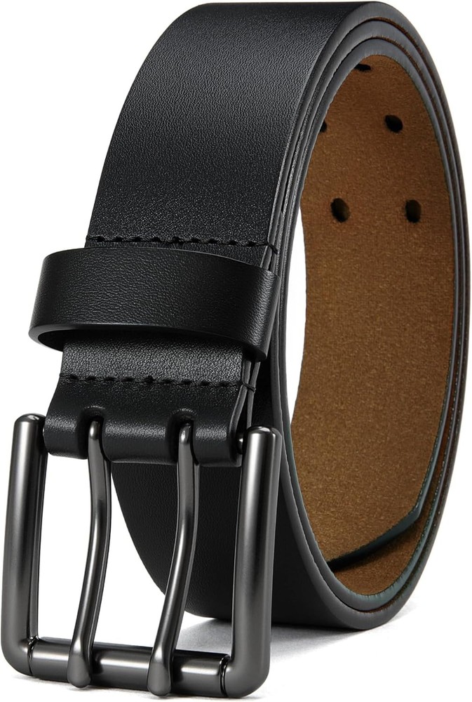 CHAOREN Full Grain Leather Men’s Double Black Gun Belt Size 38