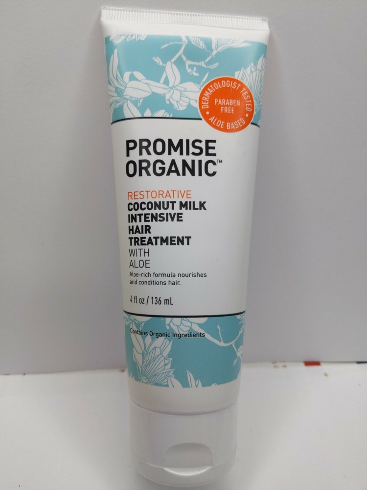 Promise Organic Coconut Milk Intensive Hair Treatment With Aloe 4fl Oz