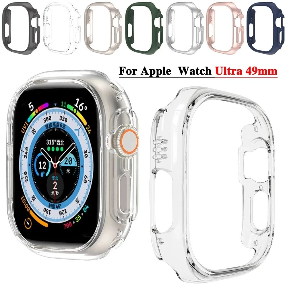 49mm Hard PC Protective Cover Frame Bumper Case For  iWatch Series Ultra 1 2