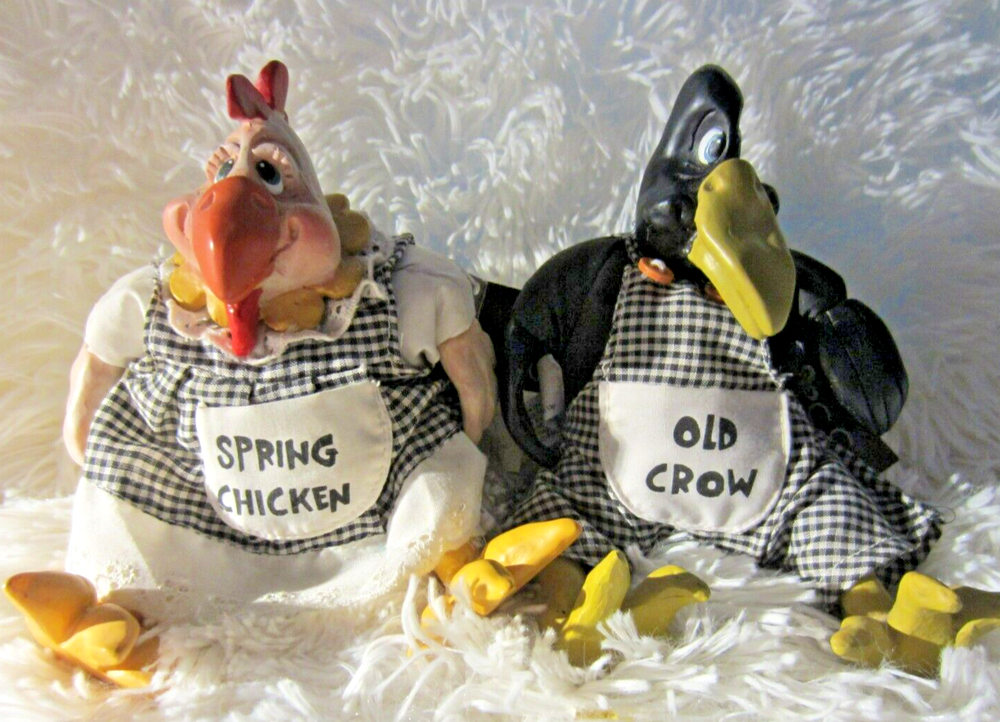 Russ Old Crow & Spring Chicken Shelf Sitters By Russ 2013