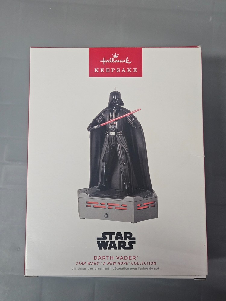Hallmark Star Wars A New Hope Darth Vader 2022 Damaged box Storytellers Ornament
