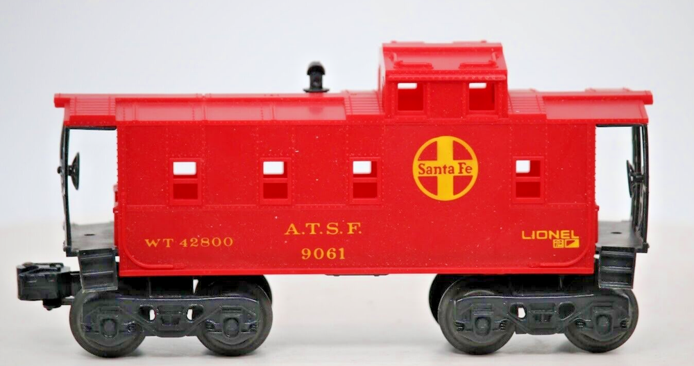 Lionel O-Gauge #6430 Red Plastic Santa Fe SP-Type Caboose 1:48 Scale MPC ERA
