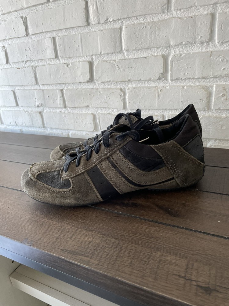 Diesel mens sneakers Shoes Black Green  Cacao leather Shoes Sz 13