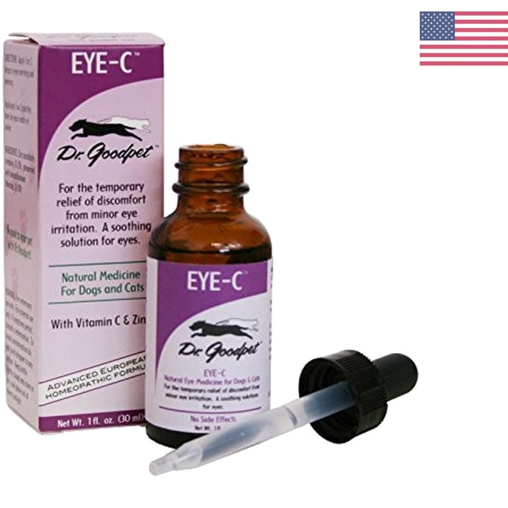 All Natural Eye Drops for Dogs & Cats - Soothing Relief for Eye Irritation