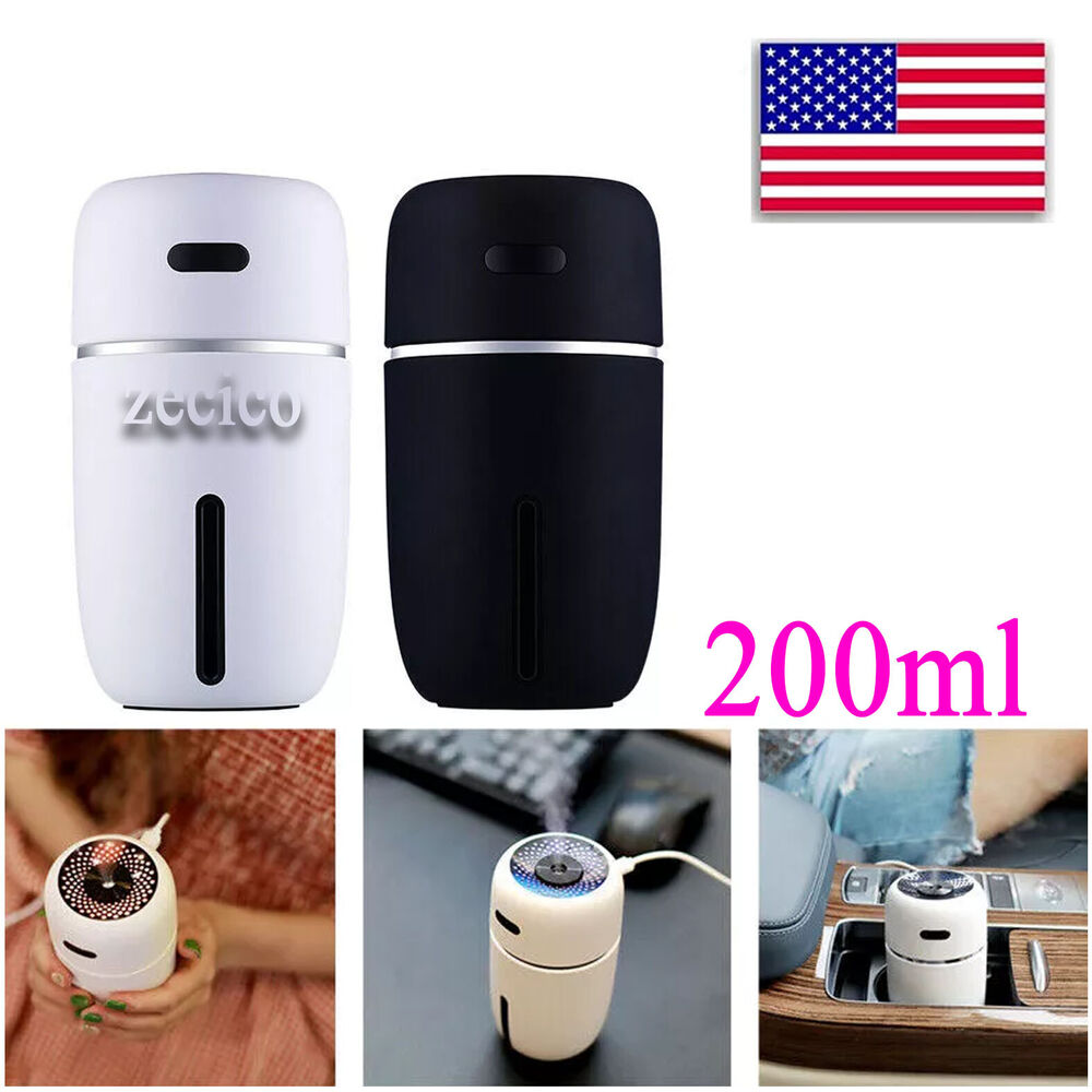 200ml Essential Oil Diffuser Humidifier Air Aromatherapy 7 LED Ultrasonic Aroma