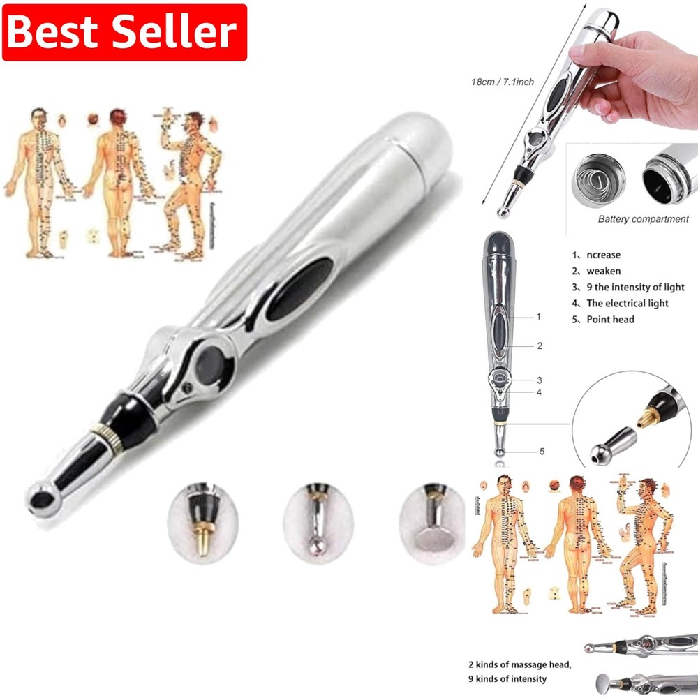 3-in-1 Electronic Acupuncture Pen for Fast Pain Relief and Muscle Stimulation