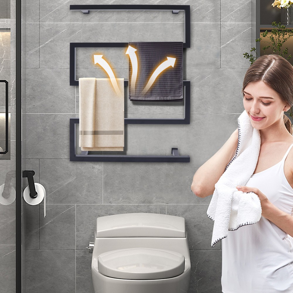 5-Bar Heated Towel Rail and Electric Clothes Warmer